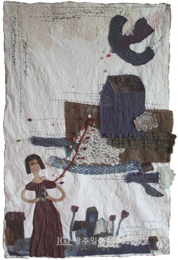 김뭘숙 작가가 ‘즐거운 家’ 개인전에서 선보일 작품 「꿈꾸는 정원」