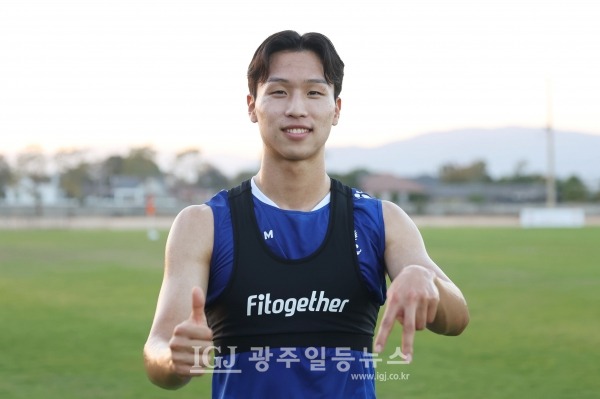 프로축구 광주FC 에이스 엄지성 선수. (사진 제공 : 광주FC)