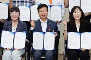 박병규 광주 광산구청장, 주민통합돌봄복지위해 ‘퇴원환자 재가복귀 지원사업’업무협약 체결